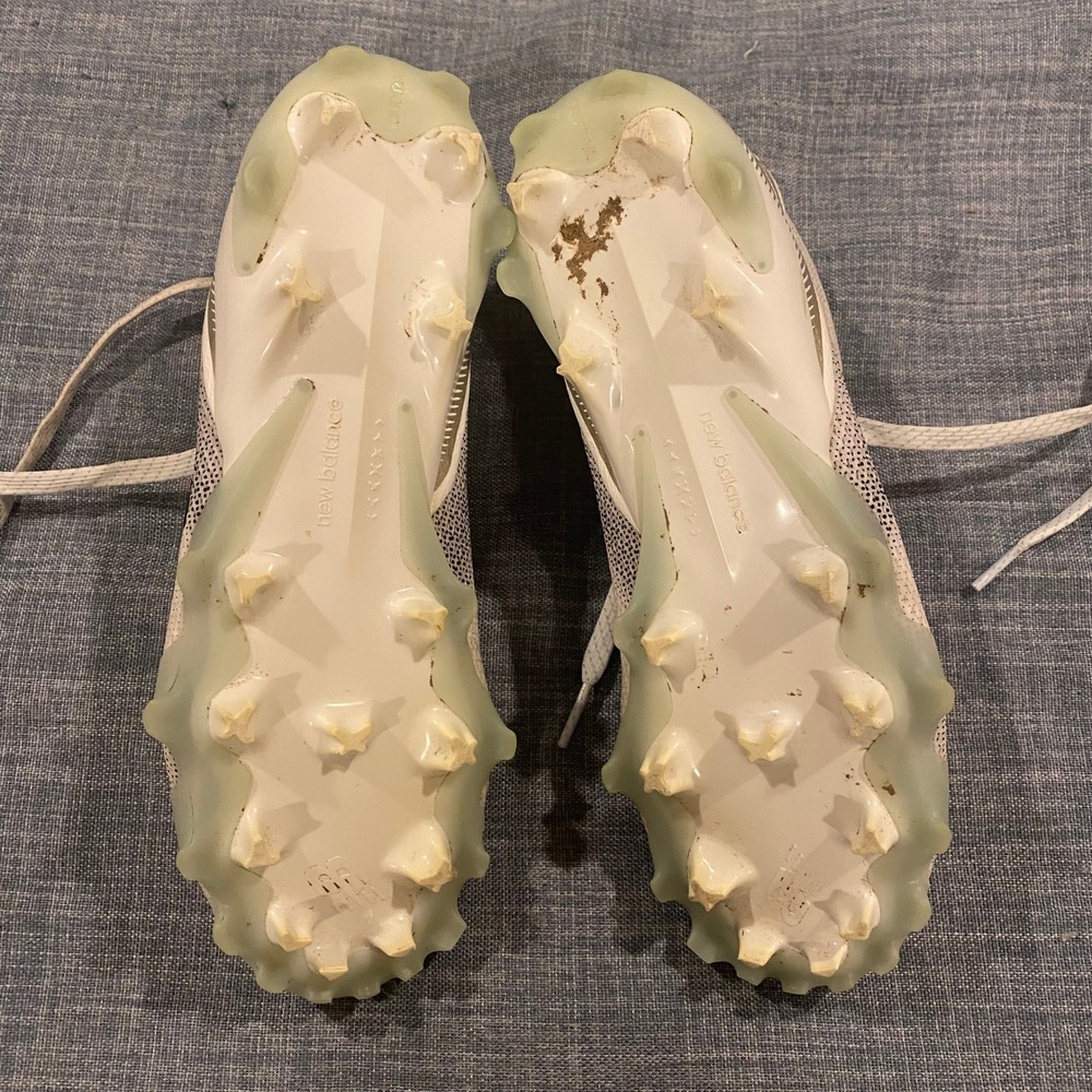 New Balance Freeze LX v2 Lacrosse Cleats Mens White Silver FREEZWT2 Size 7.5 - Picture 6 of 14